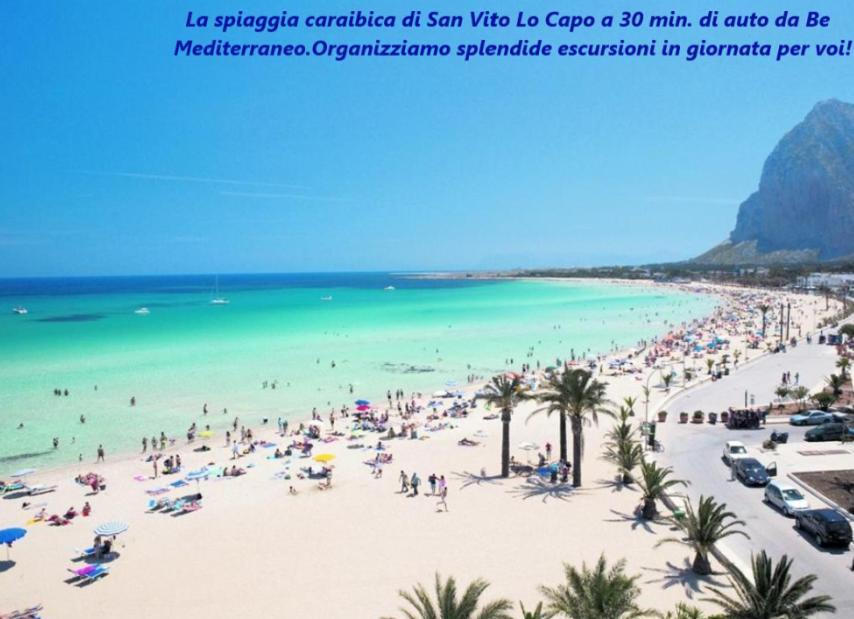 Be Mediterraneo, In Centro Sul Mare - In The Center Beach Front - 80 Mq Trapani Exteriér fotografie